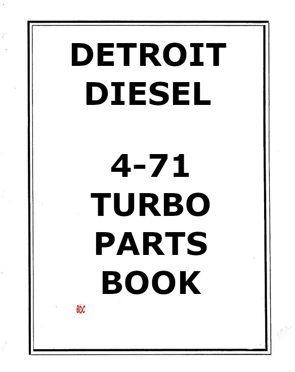 Detroit Diesel IN-71 engines tune up booklet p1