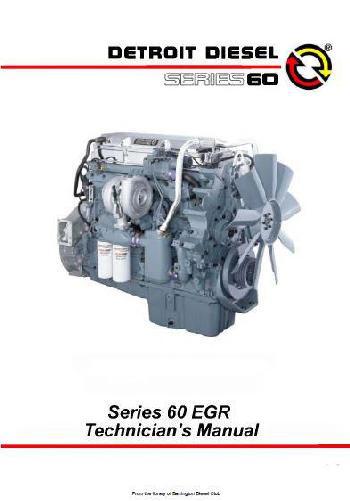 Detroit Diesel EGR Technicians manual P1
