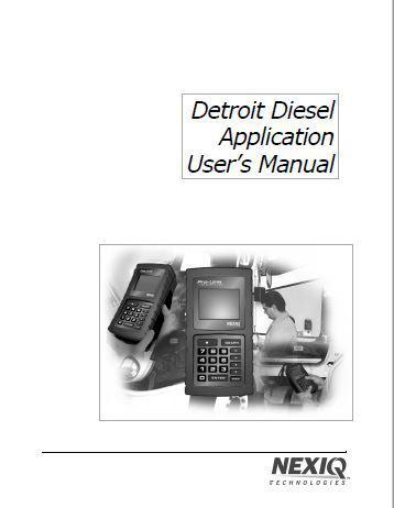 Detroit DDEC III, IV Nexiq electronic manual P1