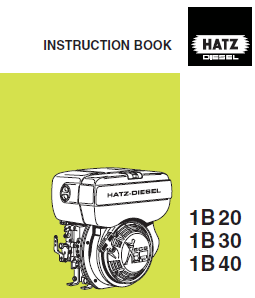 Hatz 1B20 Instruction Book