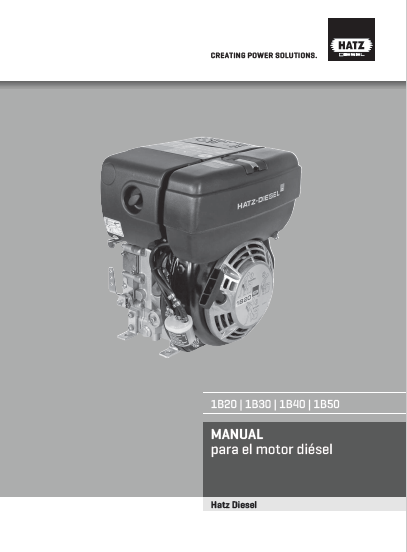 Hatz 1B20 - 1B50 manual de instrucciones