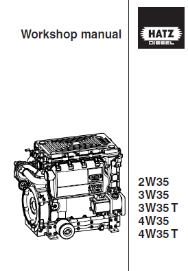 Hatz 2W35 3W35 3W35 T 4W35 4W35 T Workshop manual