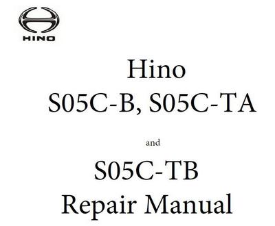 Hino S05D workshop manual p1