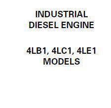 Isuzu lb-4lc-4le Engine workshop Manual
