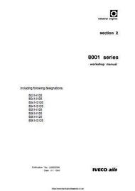 Iveco 8000 series industrial engine workshop manual p1