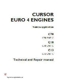 Iveco CURSOR workshop repair manual, p1