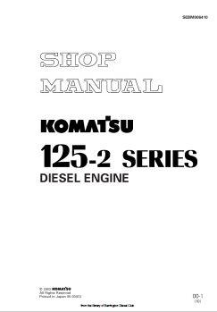 Komatsu 6D125 Workshop Manual p1