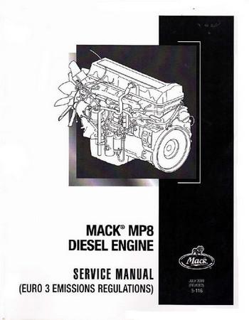 Mack MP8 Euro-3 engine service and repair manual