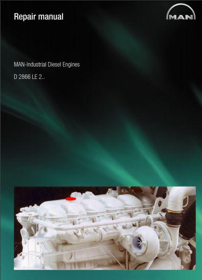 MAN D2866 industrial engine repair manual p1