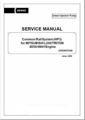 Mistubishi 4D56 service manual p1