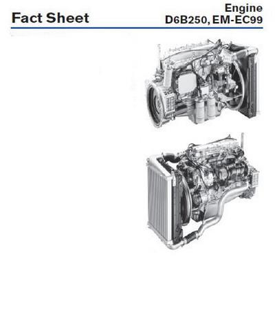 Volvo d6b 250 em ec99 fact sheet