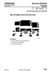 Volvo MID 128 ecu fault codes p1